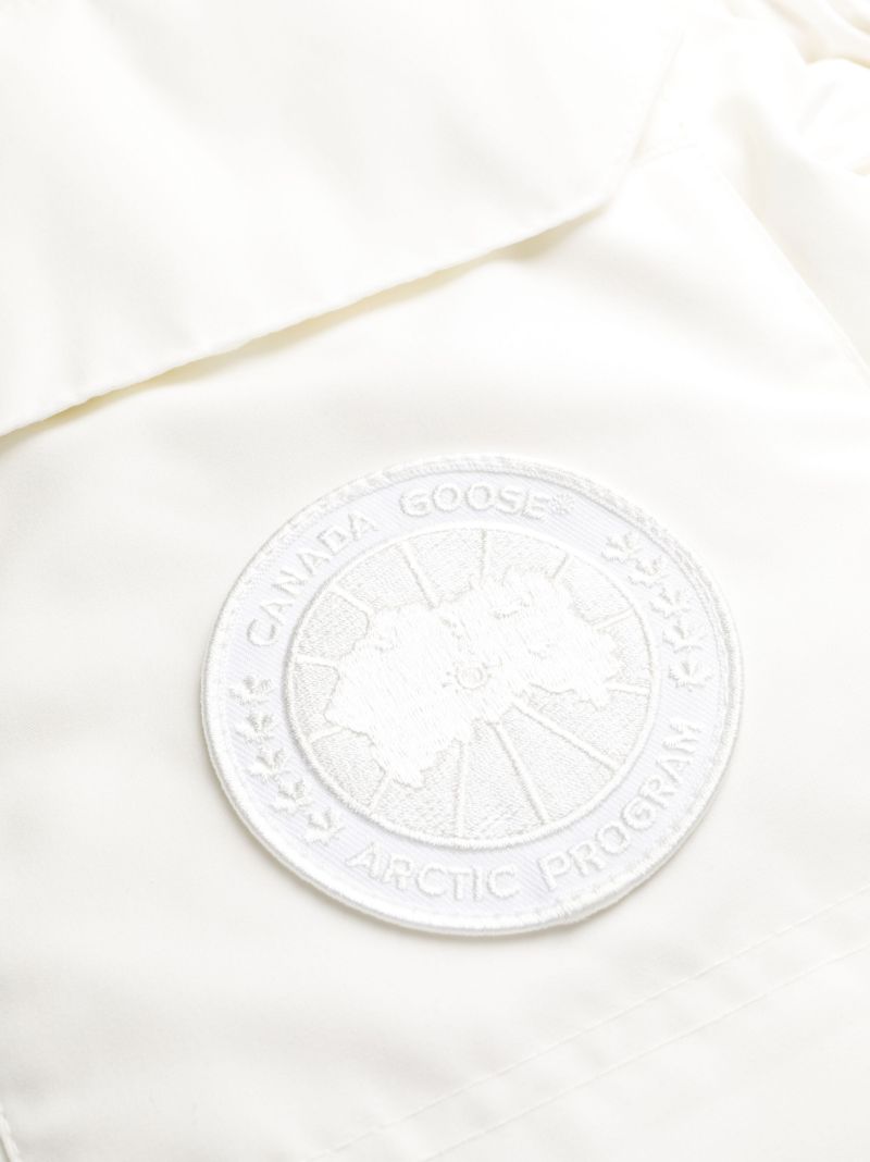 White Paradigm Expedition Hooded Quilted Coat