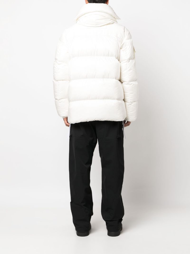 White Paradigm Expedition Hooded Quilted Coat