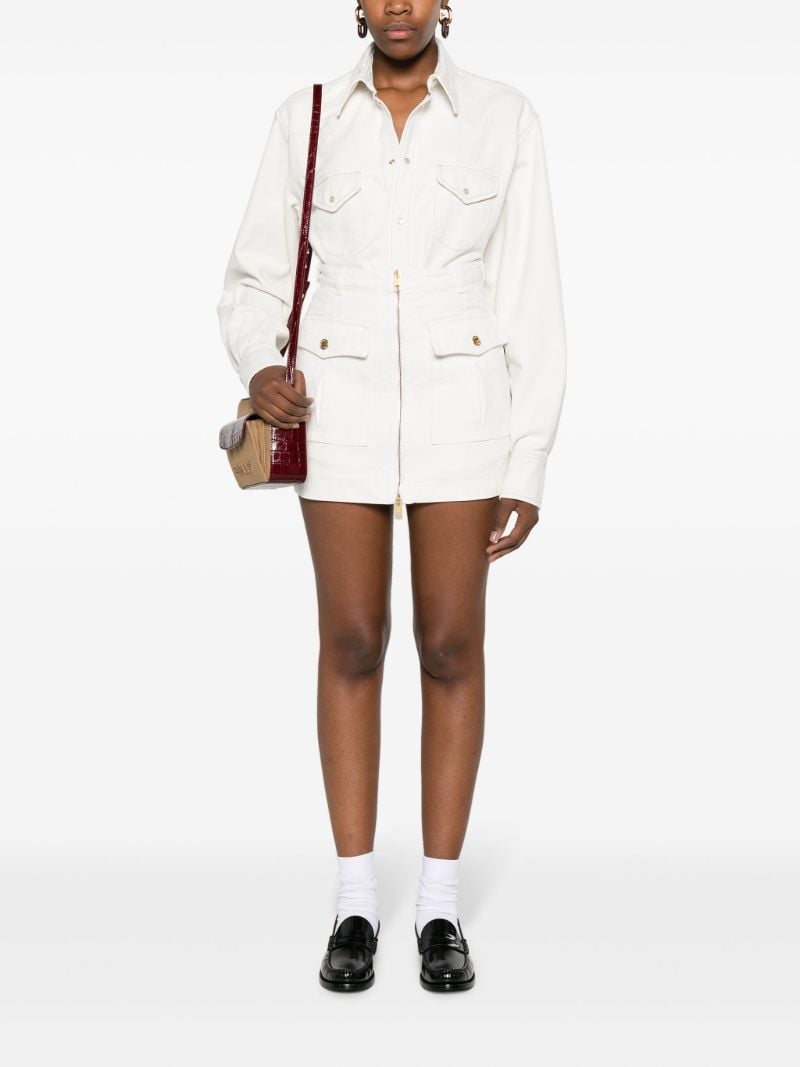 White Denim Shirt