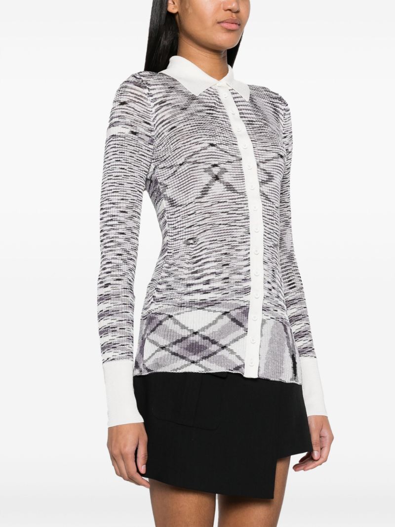 Black Slub Silk Cardigan