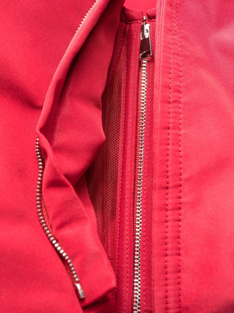 Red Deconstructed Trench Dress
