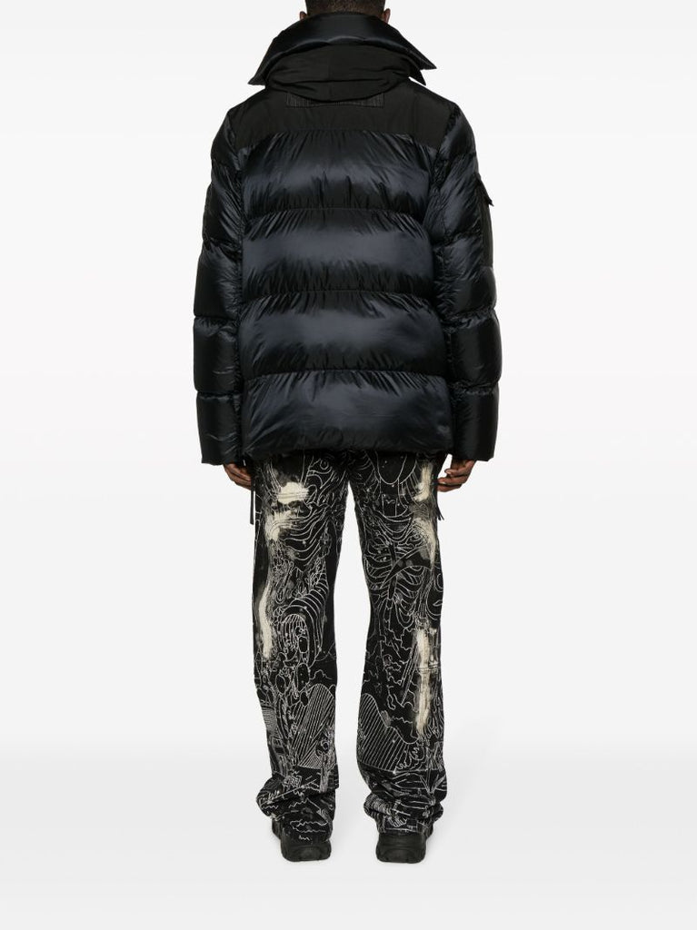 Black Paradigm Expedition Hooded Quilted Coat