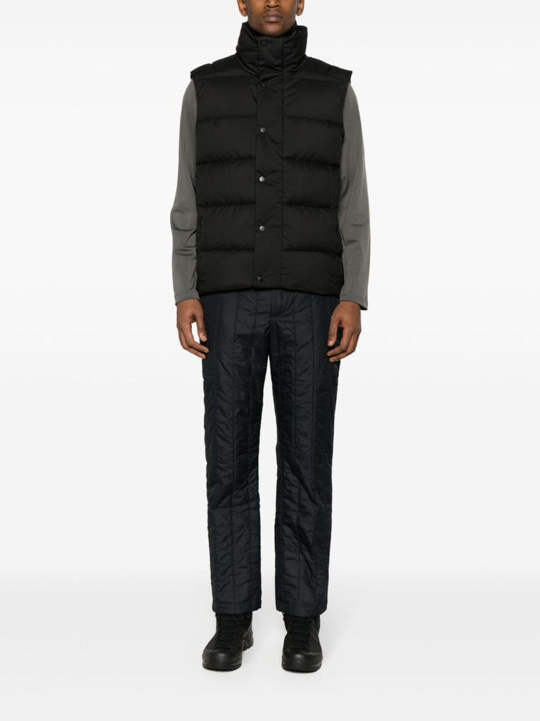 Black Carlyle Quilted Trousers