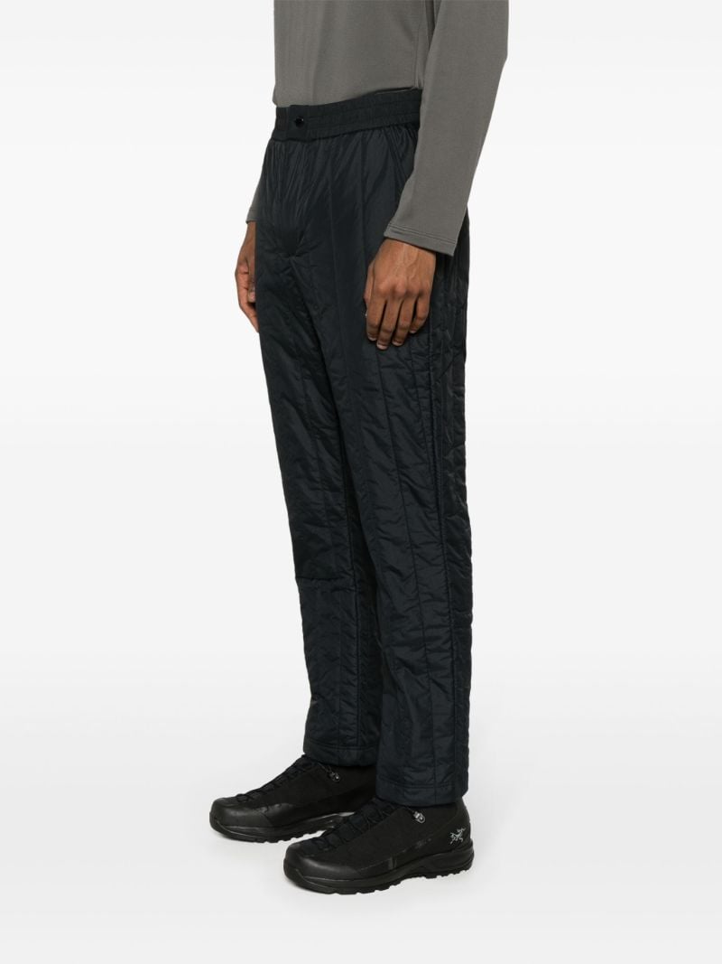 Black Carlyle Quilted Trousers