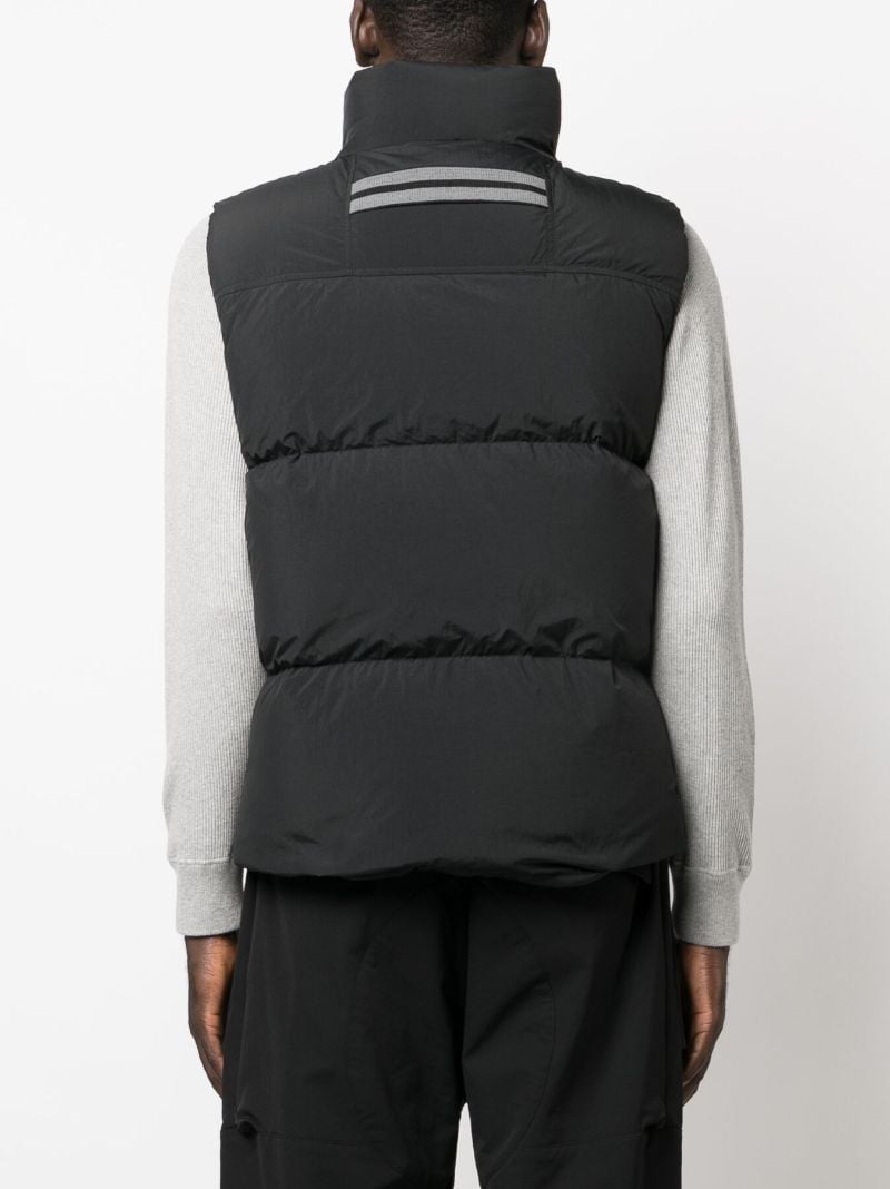 Black Lawrence Quilted Gilet