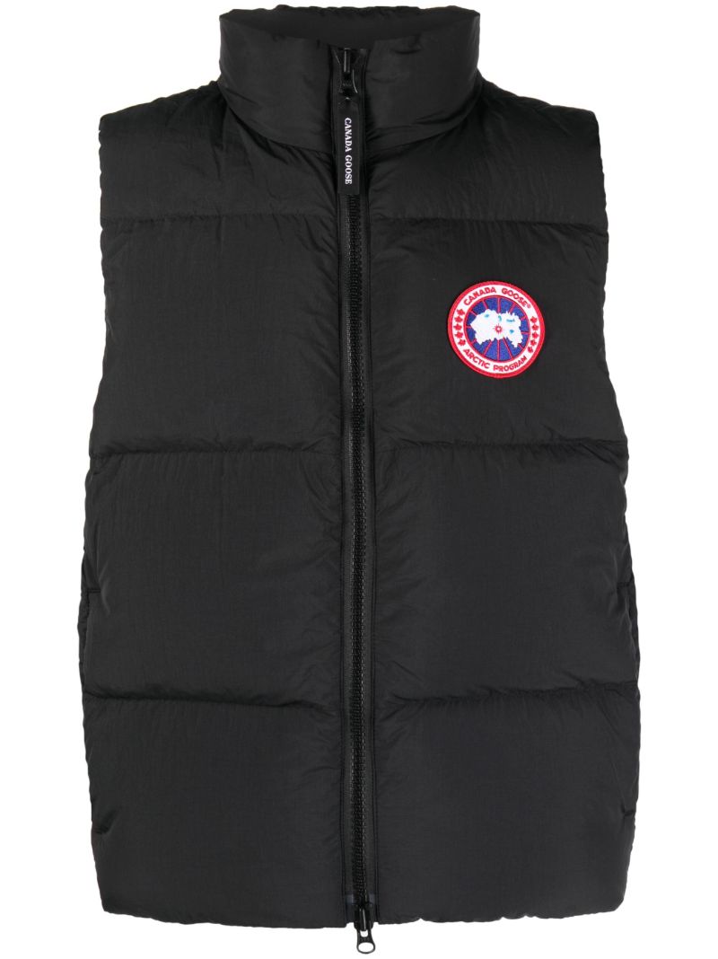 Black Lawrence Quilted Gilet