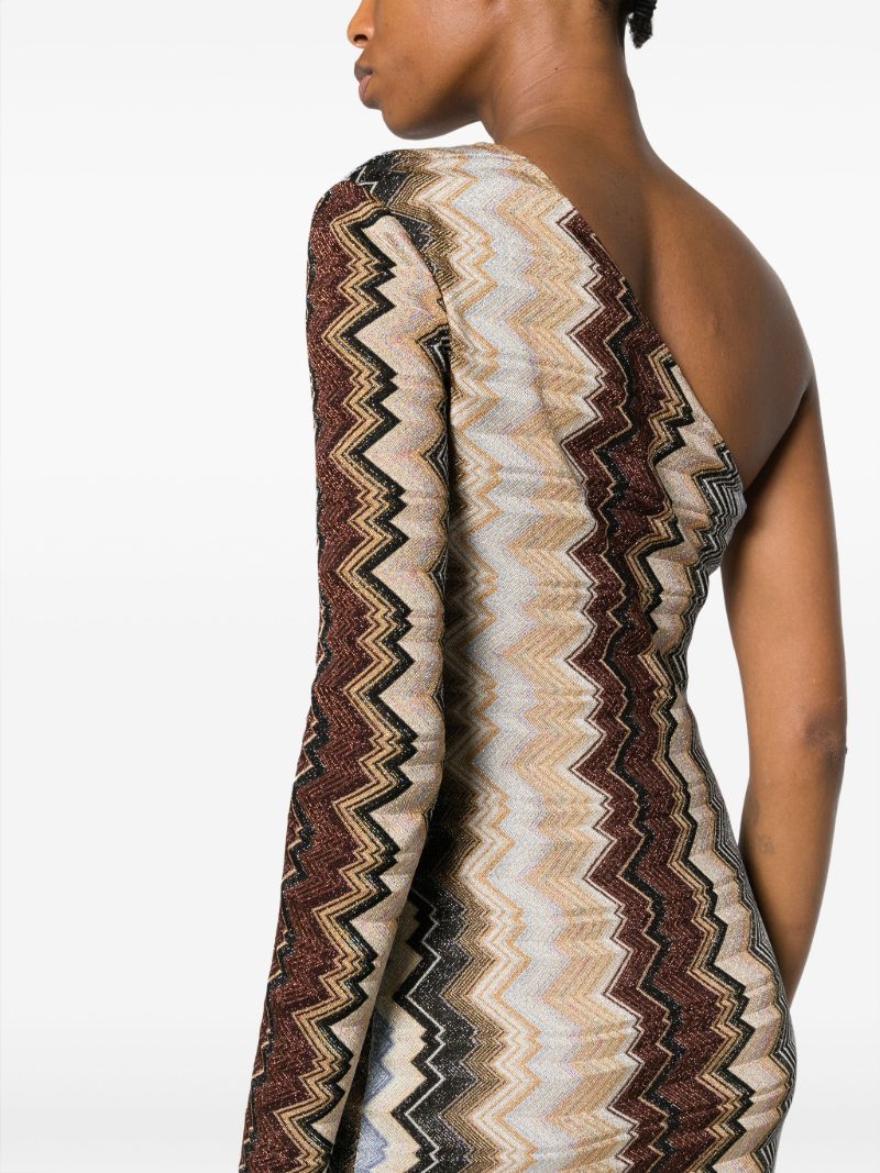 Multicolour Zigzag Maxi Dress