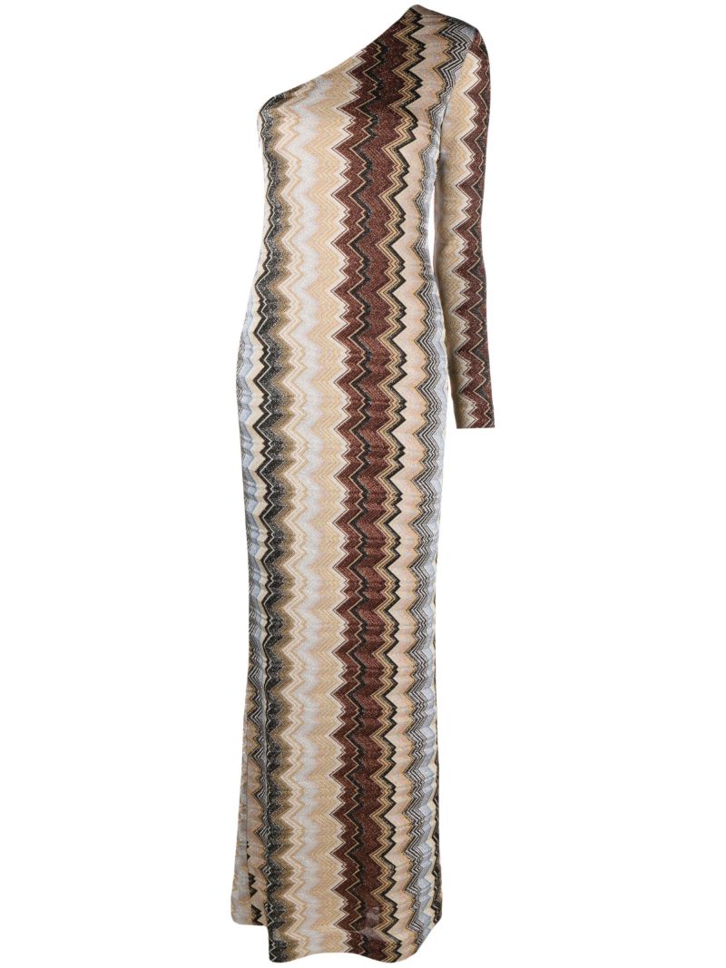 Multicolour Zigzag Maxi Dress