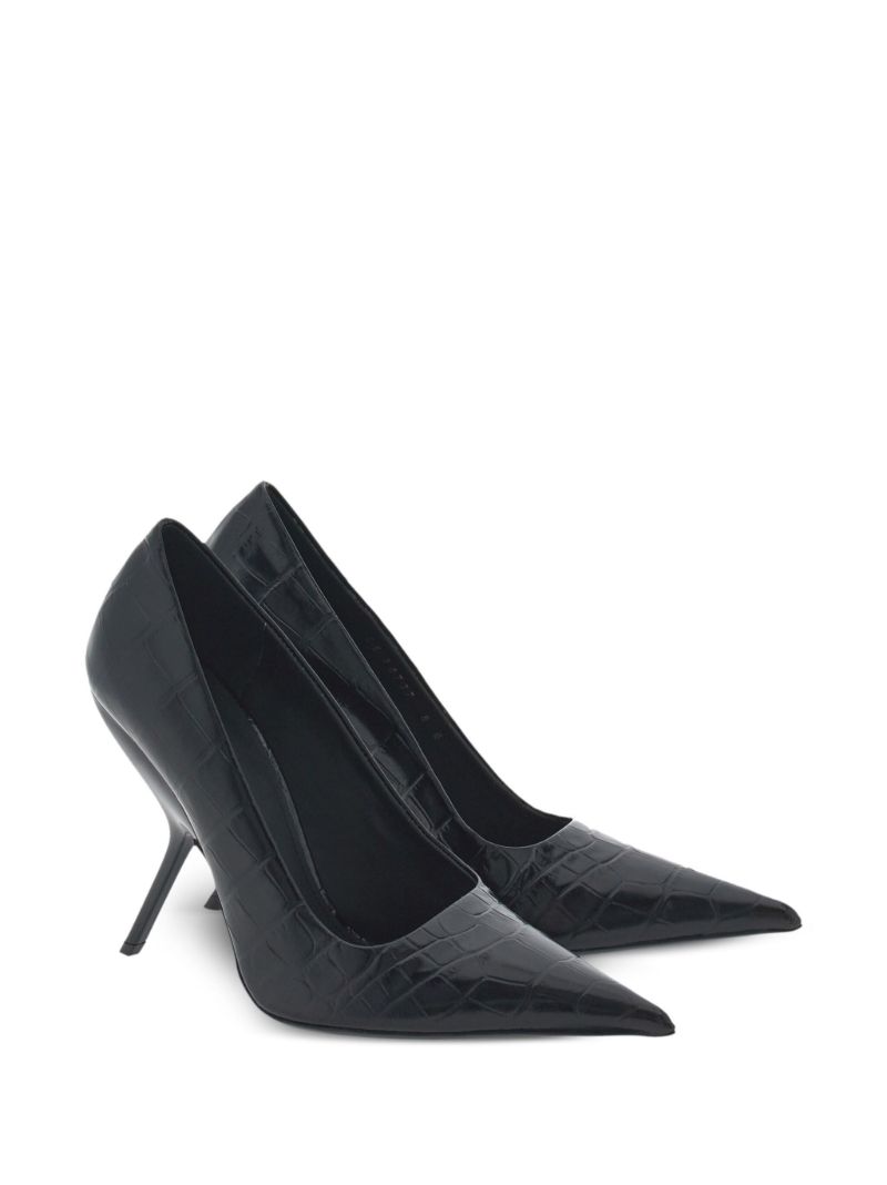 Black Eva 105 Leather Pumps