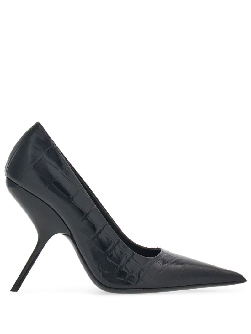 Black Eva 105 Leather Pumps