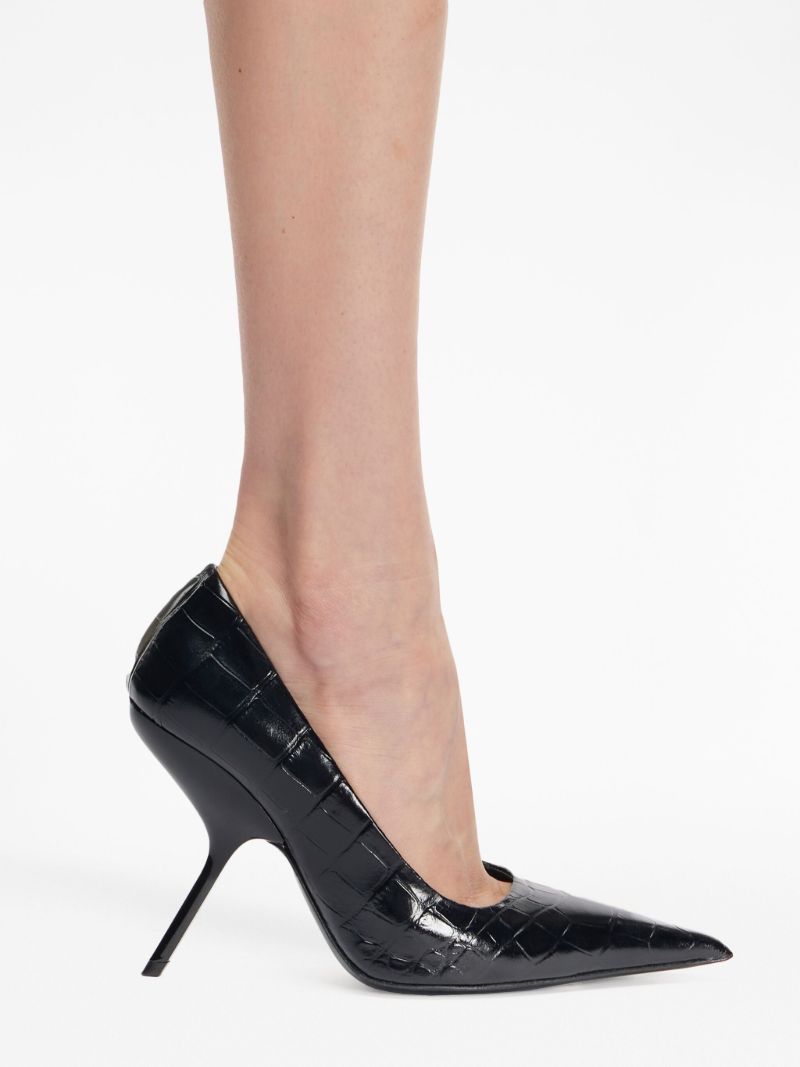 Black Eva 105 Leather Pumps