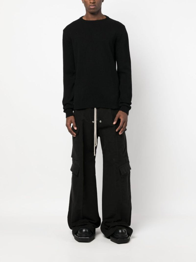 Black Biker Cashmere Sweater