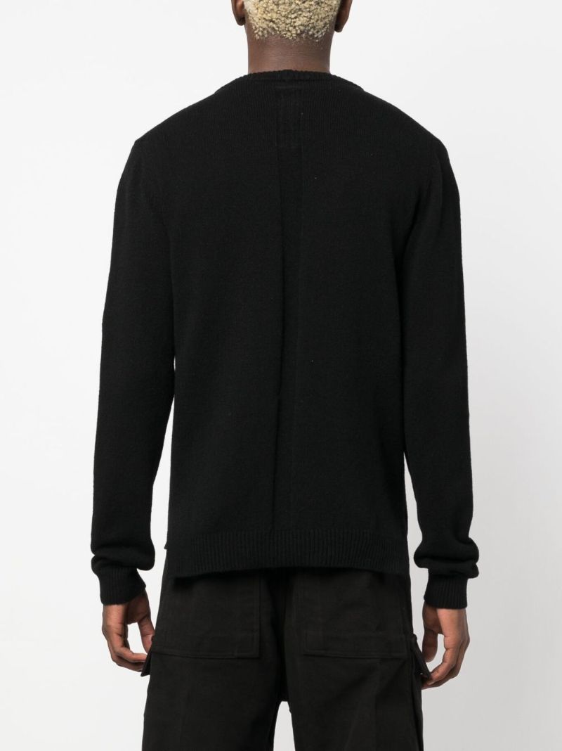 Black Biker Cashmere Sweater