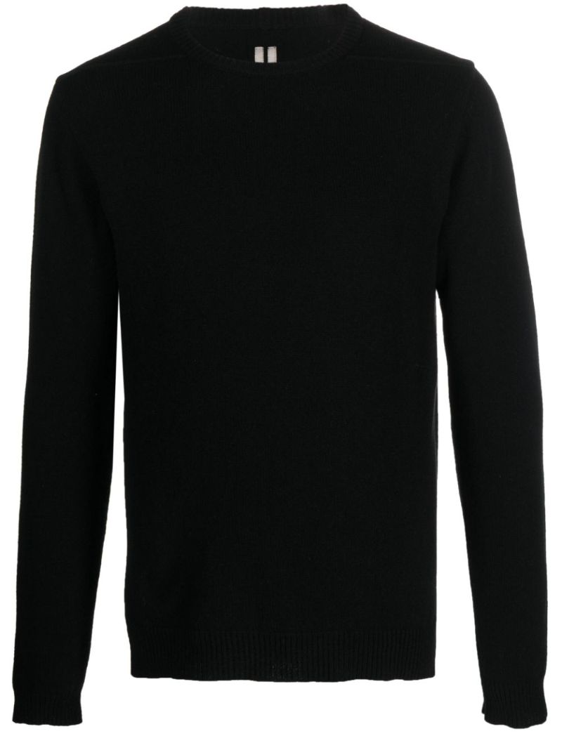 Black Biker Cashmere Sweater