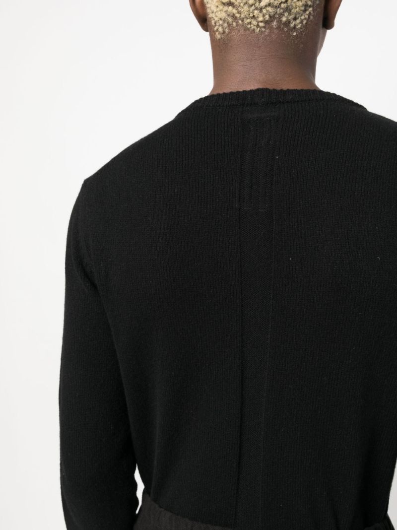Black Biker Cashmere Sweater