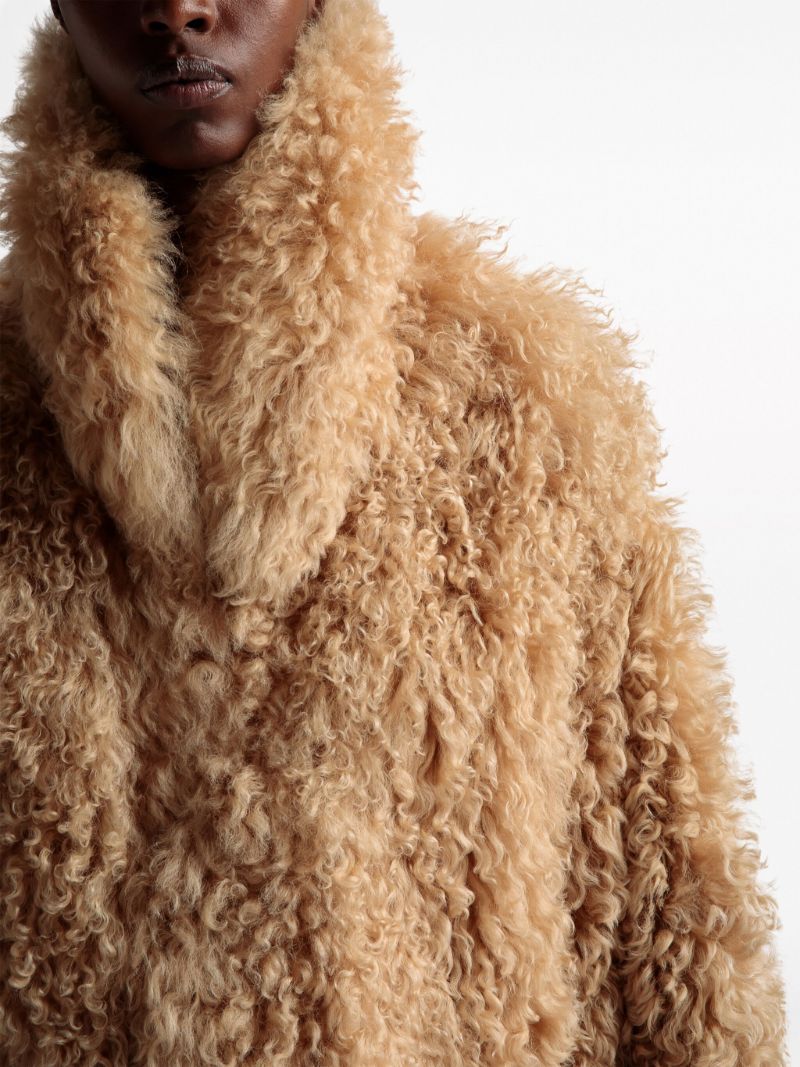 Brown Shearling Coat