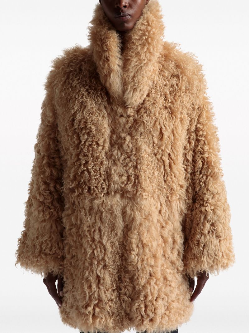 Brown Shearling Coat