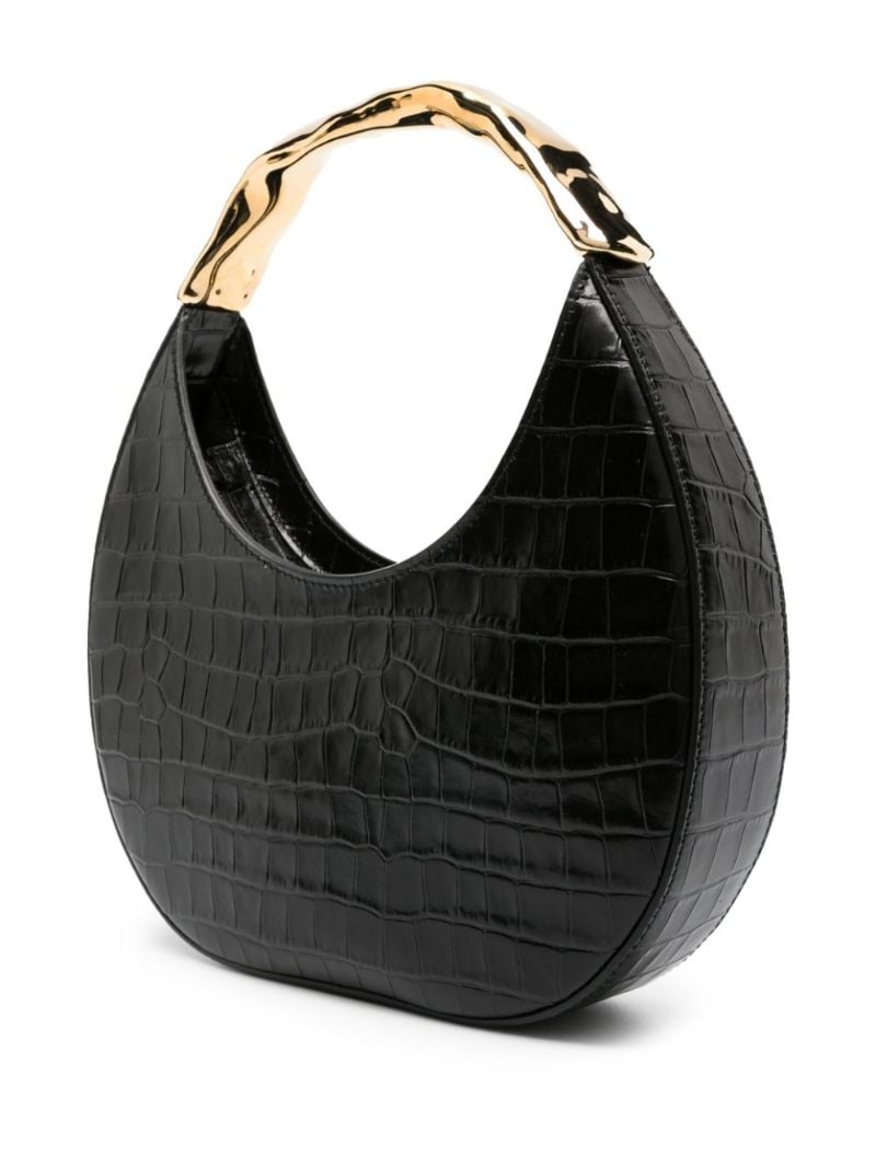Baroque Crocodile-embossed Leather Tote Bag