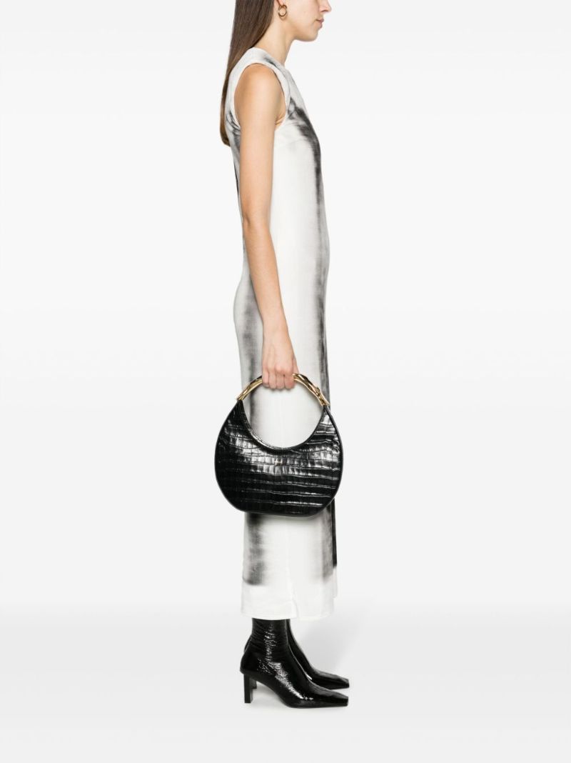 Baroque Crocodile-embossed Leather Tote Bag