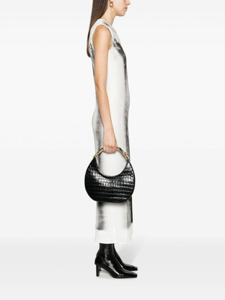 Baroque Crocodile-embossed Leather Tote Bag