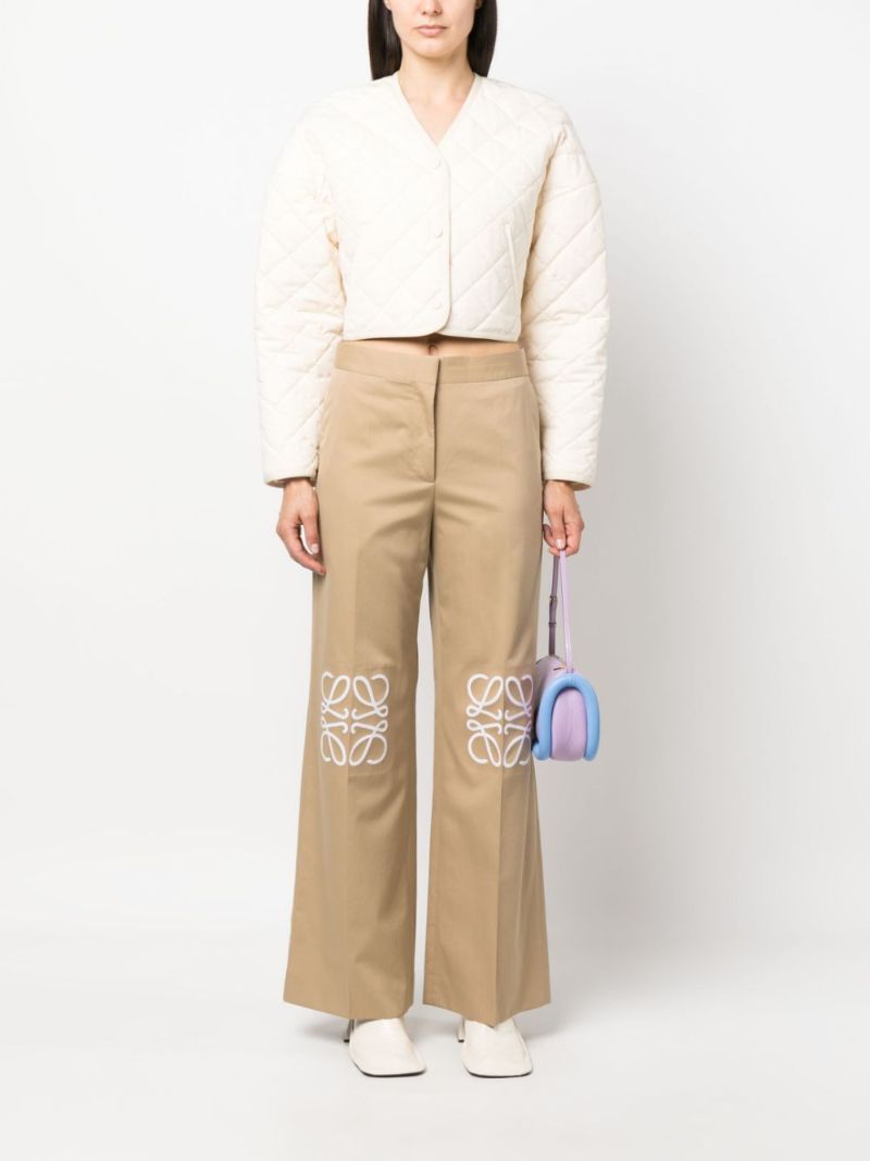 Neutral Anagram Straight-leg Trousers