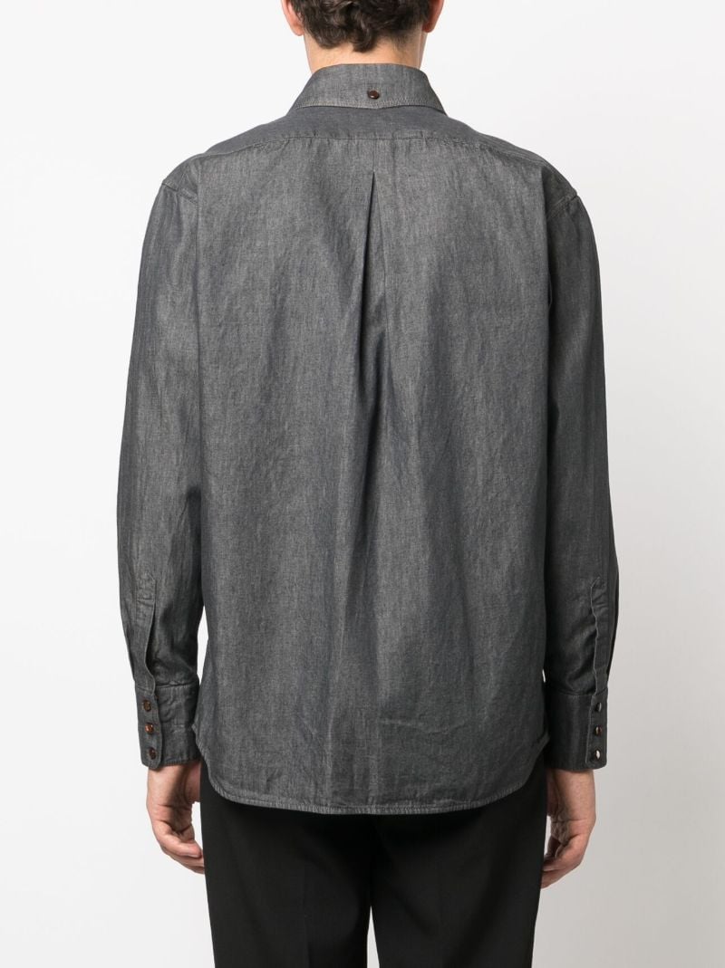 Grey Western Cotton Shirt