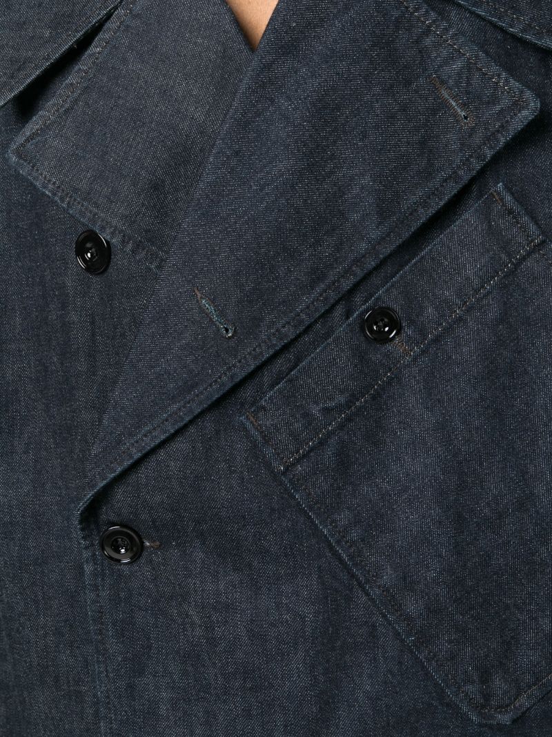 Blue Dispatch Asymmetric Denim Jacket
