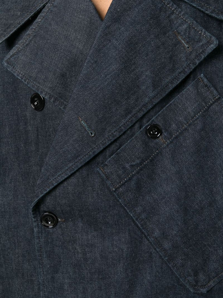 Blue Dispatch Asymmetric Denim Jacket