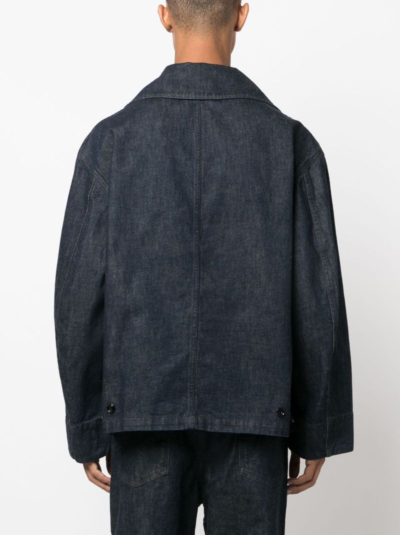 Blue Dispatch Asymmetric Denim Jacket