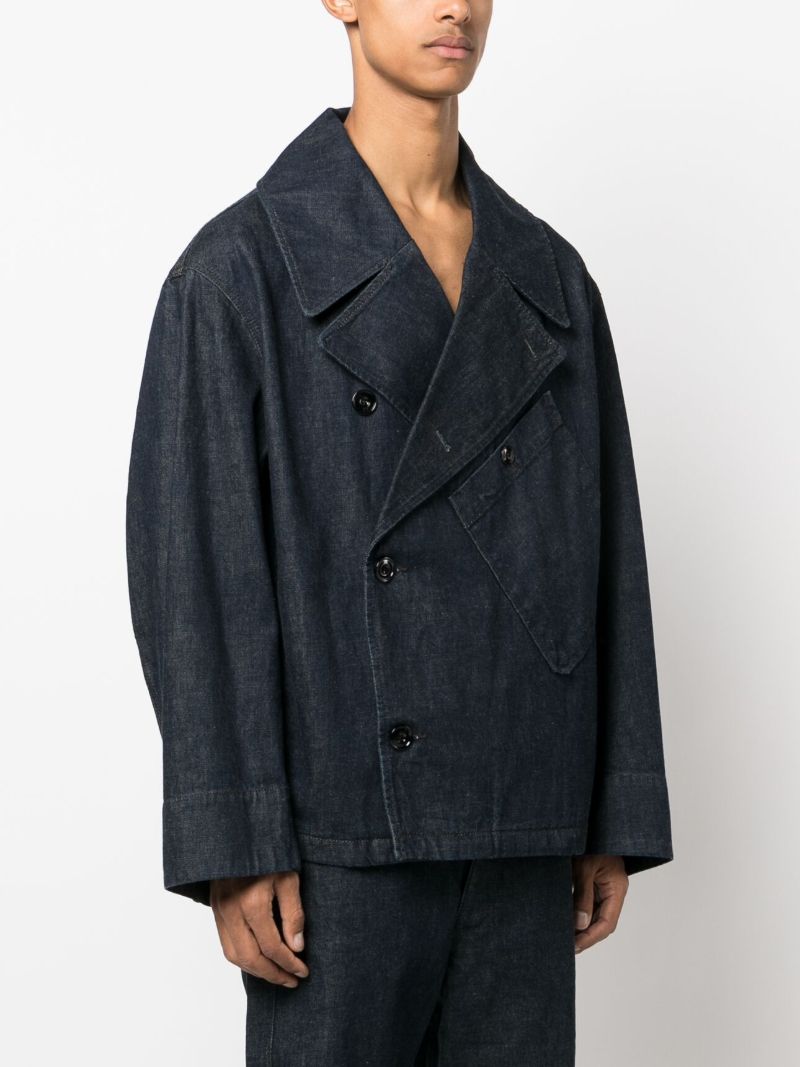 Blue Dispatch Asymmetric Denim Jacket