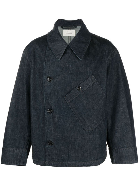 Blue Dispatch Asymmetric Denim Jacket