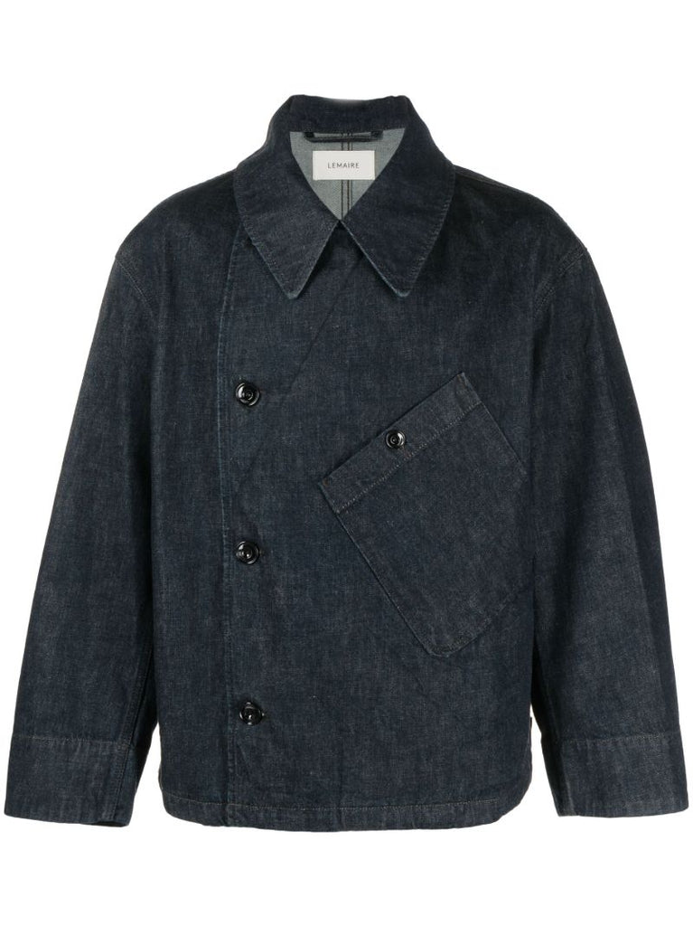Blue Dispatch Asymmetric Denim Jacket