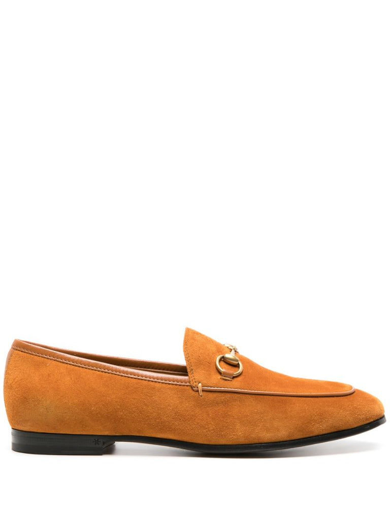 Orange Jordaan Suede Loafers