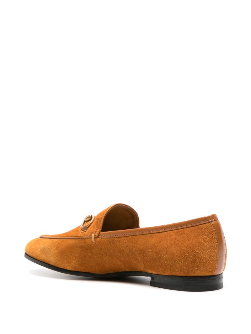 Orange Jordaan Suede Loafers