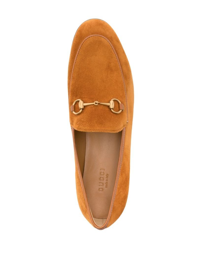 Orange Jordaan Suede Loafers