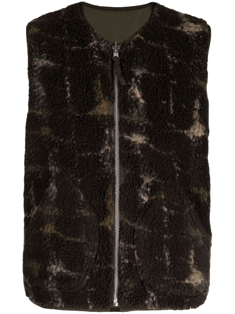 Green Utah Fleece Vest