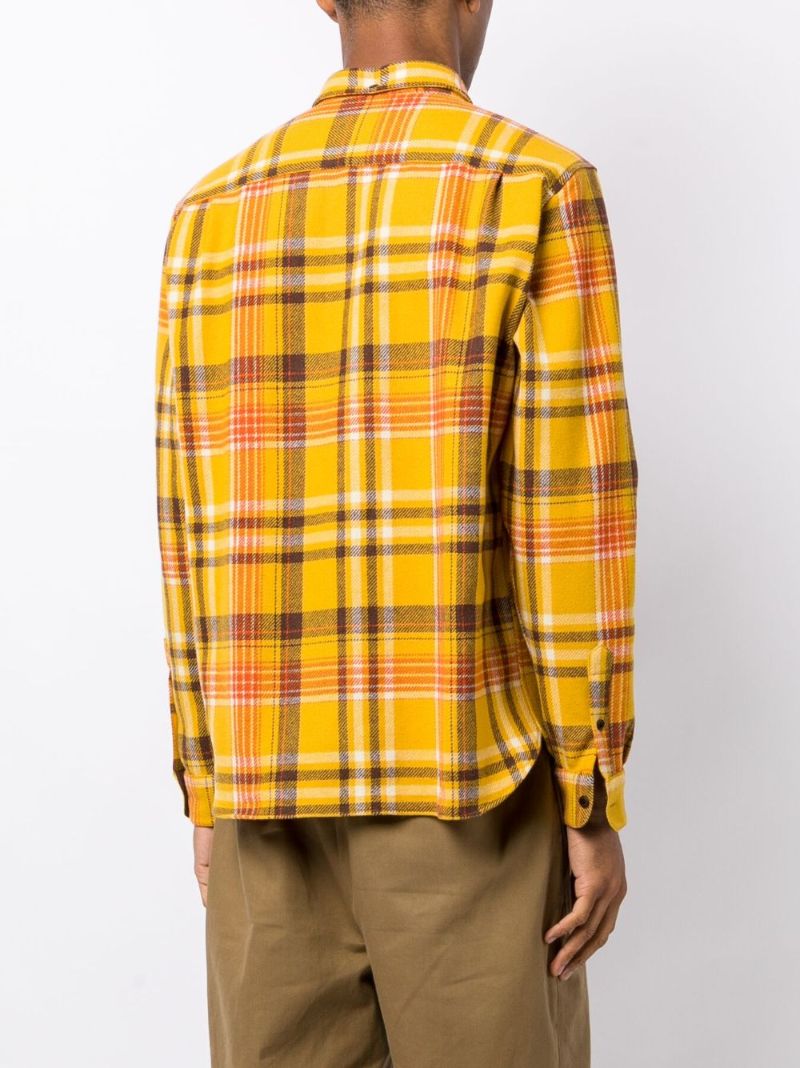 Yellow Dean Checked Wool Shirt
