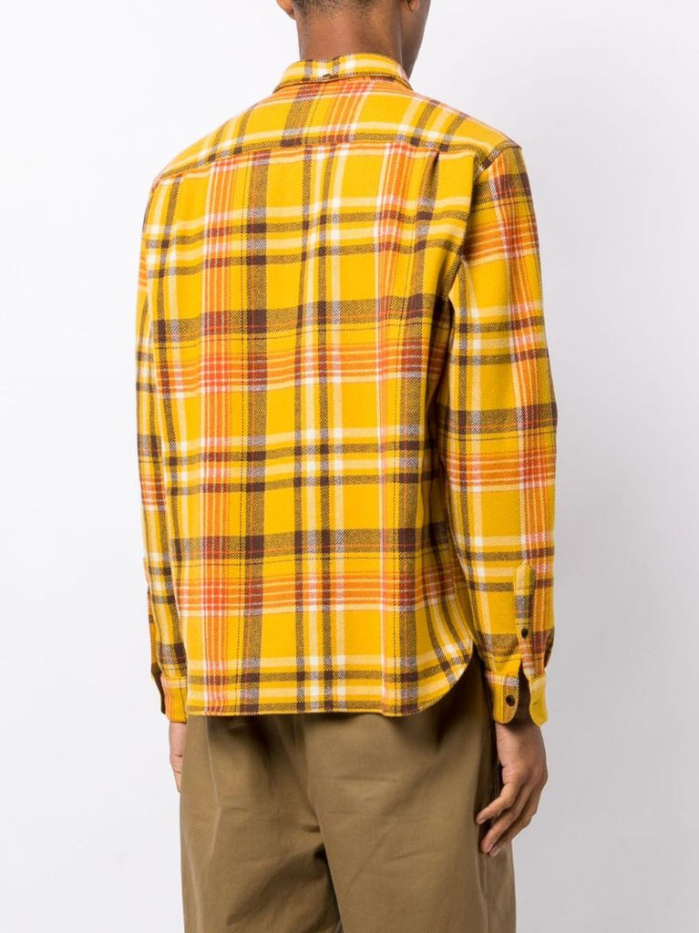 Yellow Dean Checked Wool Shirt