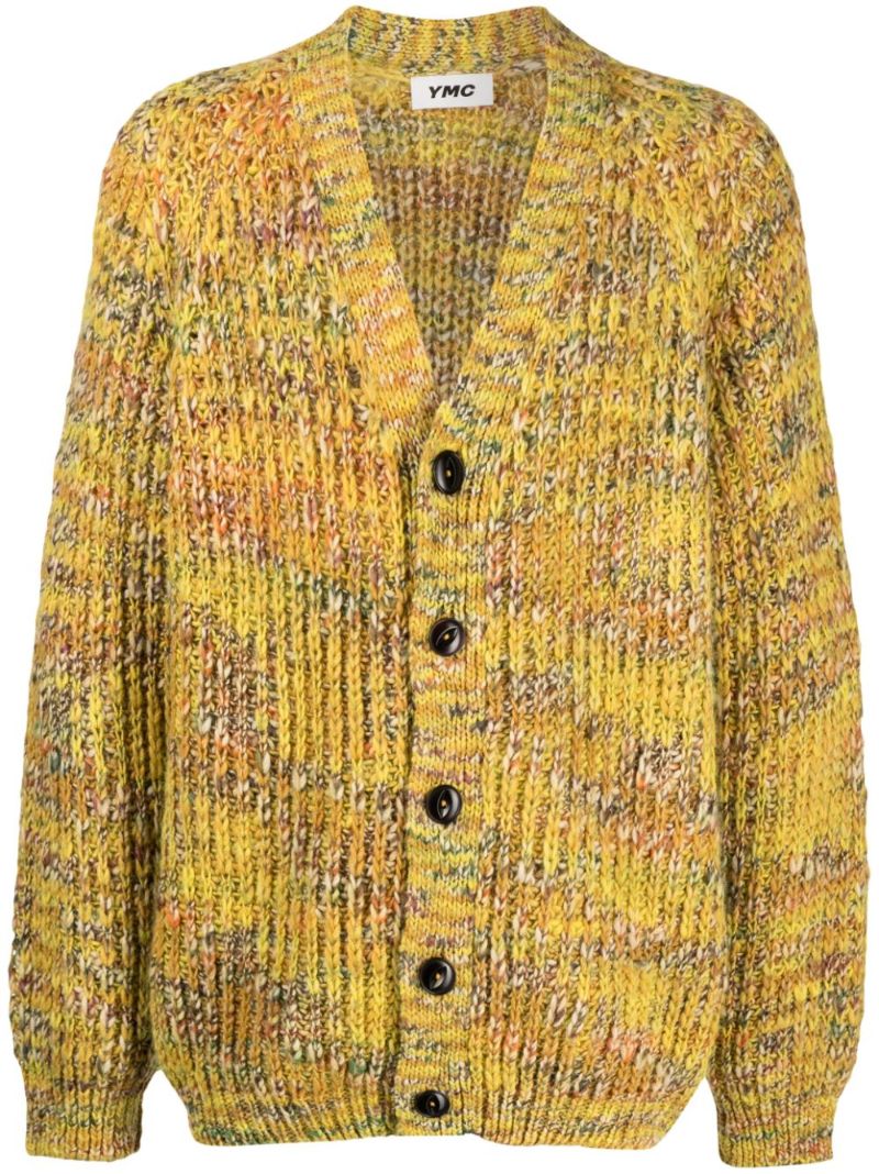 Yellow Kurt V-neck Cardigan