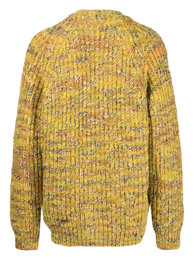 Yellow Kurt V-neck Cardigan