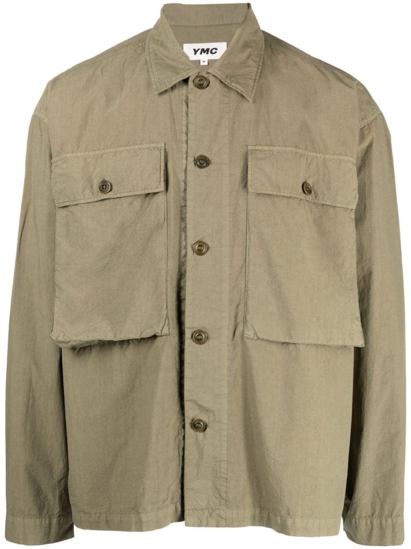 Green Cargo Pocket Shirt