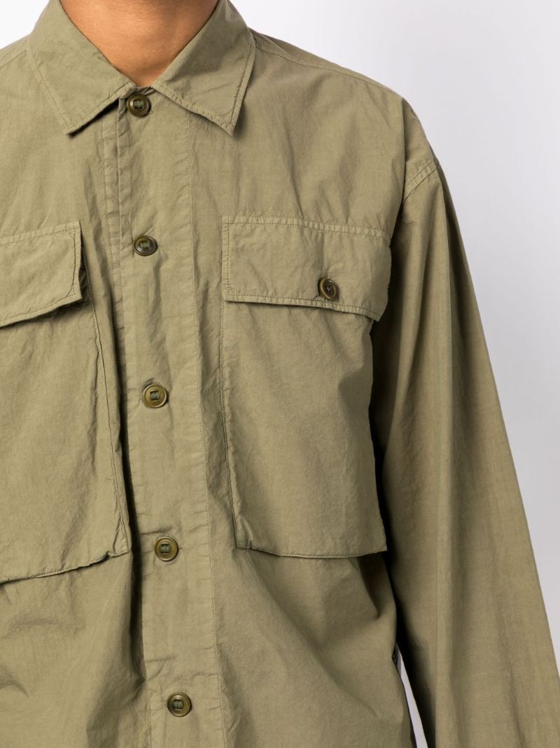 Green Cargo Pocket Shirt