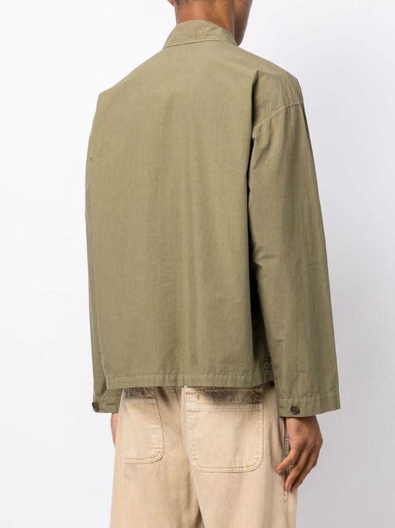 Green Cargo Pocket Shirt