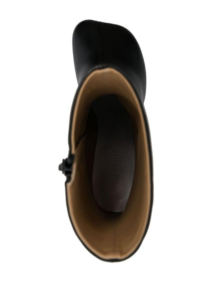 Black Anatomic 70 Leather Ankle Boots