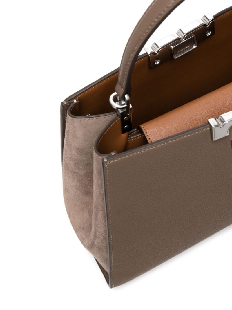 Brown Eleanor Leather Satchel Bag