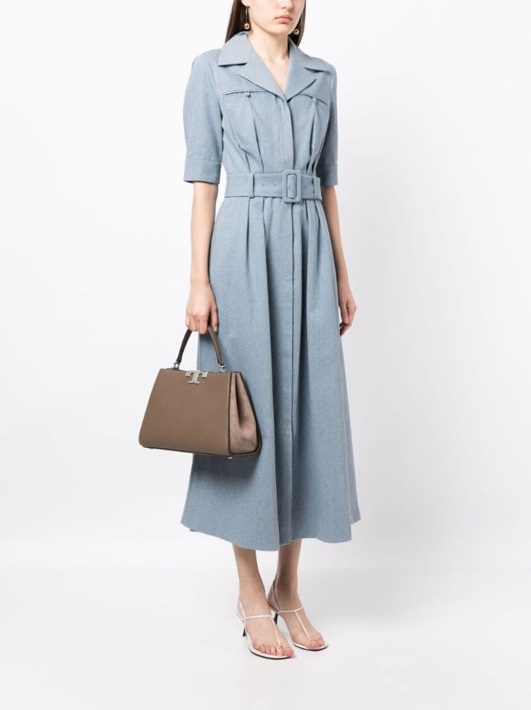 Brown Eleanor Leather Satchel Bag