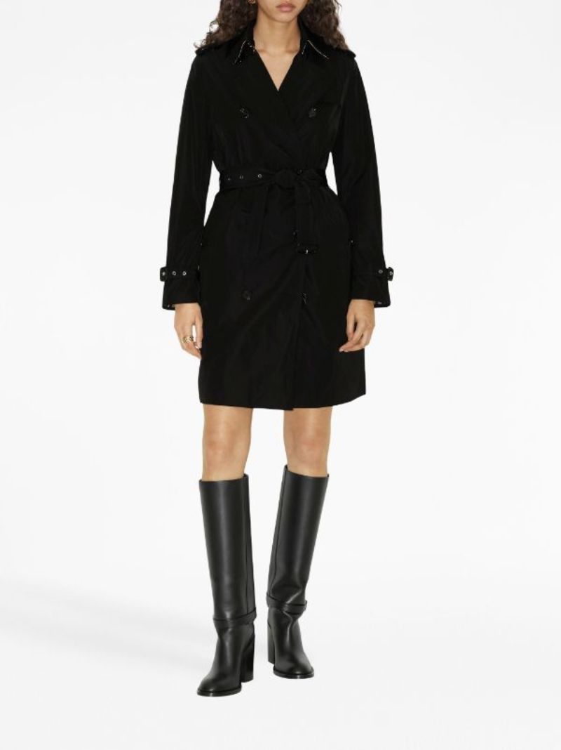 Black Kensington Trench Coat