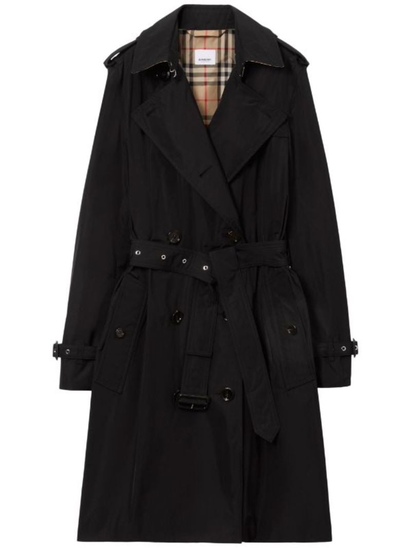 Black Kensington Trench Coat