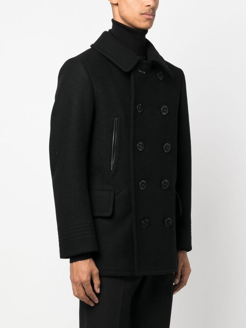 Black Double Breasted Jacket