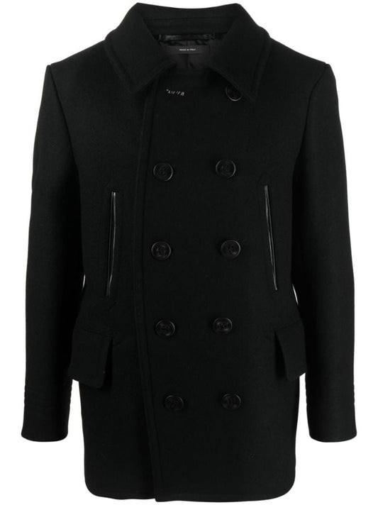 Black Double Breasted Jacket